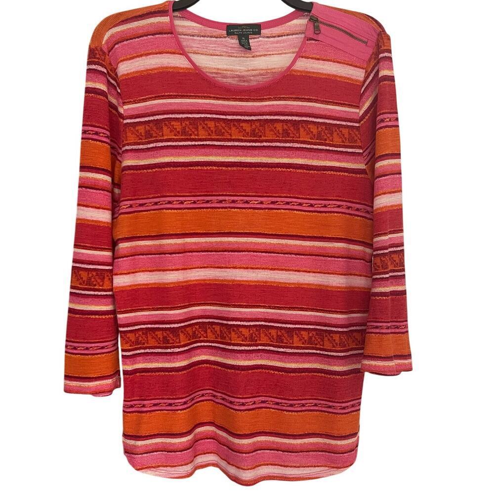Ralph Lauren Women's Cotton Bohemian Lounge Wear Top Size XL